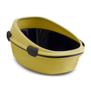PinUp Maxi Luxo Open Cat Litter Box (66cm × 49cm × 36cm) - mustard